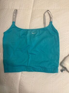 Nike girls Turquoise Performance Camisole Tank